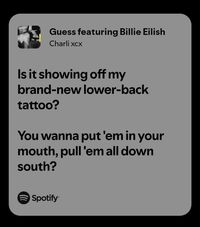 Song: Guess featuring Billie Eilish 
Artist: Charli XCX