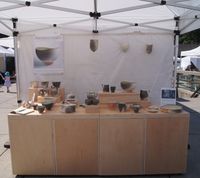 Pottery Display cases