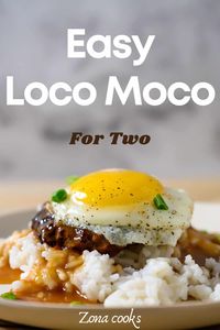 This Authentic Loco Moco Recipe is a made of a rice topped with a juicy hamburger patty, brown gravy, and a soft fried egg. It is a quick and easy Hawaiian comfort food that is satisfying and delicious. This recipe is ready in just 30 minutes and makes an easy breakfast, lunch, or dinner for two.