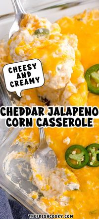 With only 10 minutes of prep, this ultra-creamy Jalapeno Corn Casserole is the perfect side dish for holiday meals or potlucks. Bonus! It doubles as a Jalapeno Corn Dip, too!