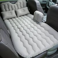 Inflatable Car Air Mattress Back Seat Bed Thickened Car Camping Air Mattress Bed with Air Pump, Kvago Portable Car Travel Mattress, Car Sleeping Mattress Bed for Car SUV (Gray) Description The car air mattress is made of high-quality thick flocking fabric, which is skin-friendly. Not only suitable for use in the car, it can also be used as an outdoor picnic mat when you travel, outing, and camp. Specification: Color: Gray Material: Flocking Size: as show Package Including 1 x Inflatable Mattress