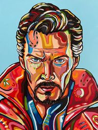 Dr. Strange 18x24 inch Original – morganpaintsstuff