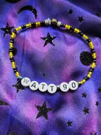 Cheer the Pittsburgh Steelers and TJ Watt on this season with this beaded friendship bracelet.