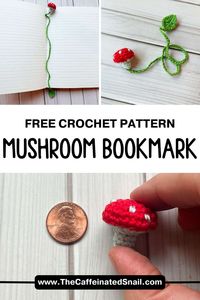 For those who love to read and are fascinated by fungi, look no further than my crochet mushroom bookmark pattern to bring both your favorite things together. Whimsical and practicality never looked better.