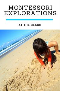 Montessori Explorations At The Beach | Learning In Nature | Montessori Nature Blog | Learning Activities For Preschooler