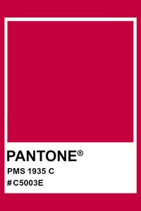 PANTONE 1935 C #pantone #color #PMS #hex