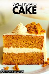 For the perfect combination of sweet and spiced Fall flavors, look no further than this easy Sweet Potato Cake!