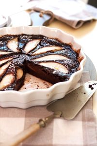 Pear Chocolate Clafoutis