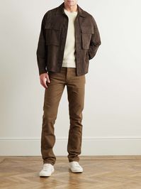 TOM FORD Waffle-Knit Cotton, Silk, and Wool-Blend Sweater for Men | MR PORTER