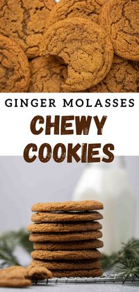 These soft and chewy molasses ginger cookies have the perfect balance of spice. They are our favorite holiday cookies and will soon become your as well!