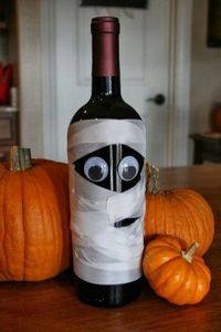 Halloween Party Ideas for Adults - Mummy Wine Bottle