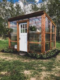 And some blueprints to this greenhouse for anyone with the skills and space to build themselves an amazing backyard upgrade! I see many happy plants in your future.