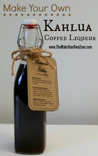 How to make homemade Kahlua coffee liqueur !? If you insist ! | ce petit cochon | everyday meals | cocktail kahlua