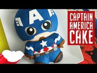 Captain America Cake Tutorial