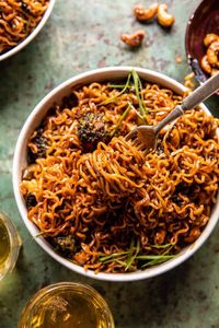 20 Minute Stir Fried Honey Ginger Sesame Noodles | halfbakedharvest.com