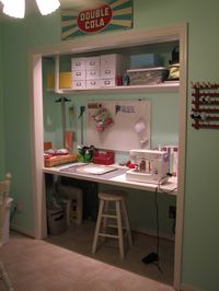 craft room desk | Flickr - Photo Sharing!