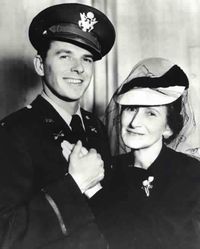 Ronald Reagan and his mother