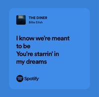 the diner lyrics hit me hard and soft by billie eilish