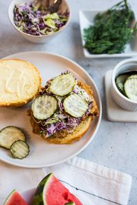 Dill Pickle Brined Fried Chicken Sandwich - So Happy You Liked It