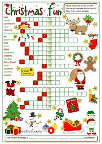 Christmas fun - crossword