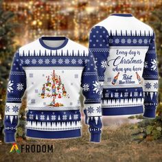 Everyday Is Christmas When U Have Pabst Blue Ribbon Ugly Sweater - Afrodom Hamms Beer, Busch Light, Pabst Blue Ribbon, Bud Light, Sweater Gift, Crown Royal, Wool Blend Sweater, Blue Ribbon, Ugly Sweater