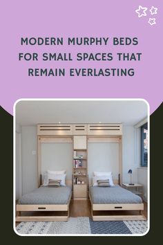 modern murphy beds for small spaces that remain everlasting in the living room or bedroom