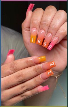 The most anticipated season for beach and sun lovers has arrived: Summer. And what better way to complement your vacation 1998 Nails Birthday, B Day Nails Art Ideas, May Birthday Nails Ideas, 17 Birthday Nail Ideas Acrylic, Nail Ideas Birthday Art Designs, Birthday Nails Number, 23 Birthday Nail Ideas, Birthday Nails 30, 22 Birthday Nail Ideas