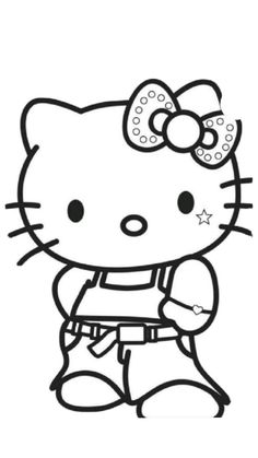 dibujo en blanco y negro para dibujar cuando estes aburrido Hello Kitty Coloring Pages, Kitty Coloring Pages, Kitty Coloring, Hello Kitty Coloring, Coloring Page, Coloring Pages, Hello Kitty, Kitty, White