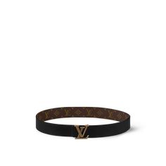 LOUIS VUITTON® - Lv Stitch 40mm Reversible Belt - Monogram Lv Reversible Belt Outfit, Lv Belt Women, Lv Belt Men, Black Lv Belt, Louis Vuitton Bandeau, Business Bags Men, Louis Vuitton Gifts, Spring Sandals, Trunk Bag