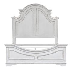 Magnolia Manor Panel Bed - QK1053553_LIBF_PRI_OL White King Panel Bed, Bed Overstock, California King Bed Frame, Eastern King Bed, Queen Upholstered Bed, Queen Panel Beds, Rental House, California King Bedding, Bedroom Panel