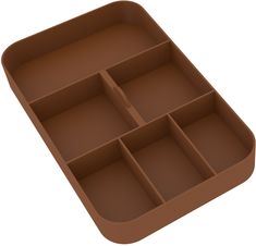 an image of a tray with compartments in it