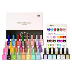 PRICES MAY VARY. ❤30Pcs HEMA FREE FORMULA GEL NAIL POLISH SET: CANNI gel nail polish is specially formulated and does not contain HEMA, ensuring a safer and healthier nail care experience. ❤30+DAYS LONG LASTING: CANNI insist on selling Good consistency gel polish, it's not thick or gloopy , goes on pretty smoothly. With proper application, the series of White Black Red gel nail polish set is long lasting at least 30+days and not have any issues with chipping or peeling off. ❤UNIQUE DESIGN COLOR BOTTLES & 3D CRYSTAL LABEL： Different from black bottles, we design the Color Bottles according to the gel color, it gives you the most accurate view when doing gel manicure. ❤SALON-QUALITY RESULTS AT HOME: Achieve salon-quality results in the comfort of your own home with our HEMA-free gel nail pol Hema Free Gel Polish, Green Gel Polish, Red Gel Nails, Manicure Inspiration, Gel Set, Gel Nail Kit, Vibrant Nails, Nail Gel Polish, Nail Polish Set