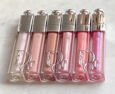 Miss Dior Lip Gloss, Dior Gloss, Pink Gloss, Dior Lip Gloss, Gloss Dior, Gloss Da Dior, Dior Lip, Dior Lip Gloss Aesthetic