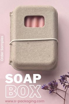 soap box packaging Candle Making Recipes, Industrial Packaging, Soap Making Recipes, How To Make Oil