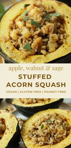 an image of stuffed acorn squash