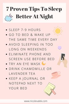 Better Sleep Tips, Tips To Sleep Better, Morning Tips, Self Care Bullet Journal