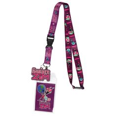 a lanyard with a badge on it that says, i am an animal girl