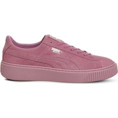 Puma Suede Platform suede-embellished trainers ($77) ❤ liked on Polyvore featuring shoes, sneakers, sparkle sneakers, creeper sneakers, puma creeper, puma shoes and platform sneakers Sparkle Sneakers, Embellished Sneakers, Sparkly Wedding Shoes, Puma Trainers, Sneakers Platform, Platform Trainers, Sparkly Shoes, Sparkle Shoes