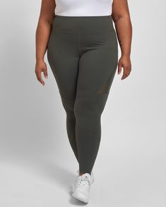 Save 25% on this piece when you buy a Capsule! Learn more.The airy fit you need in your favorite high-waisted leggings. Engineered with sweat-wicking, antimicrobial fabric , the Geo Mesh Legging gives you soft support all day. Stylish mesh panels on the thighs and calves make for easy movement. Stitched with a hidden back pocket just because you need it. Fit: Fitted, view the product size guide. Fabric: 81% Nylon, 19% Black Lycra  Care: Machine wash cold, delicate cycle, tumble dry low, do not b Plus Leggings, Affordable Leggings, Perfect Leggings, Universal Standard, Thermal Leggings, Mesh Leggings, Petite Jeans, Plus Size Swimsuits, Plus Size Leggings