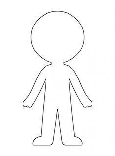 the outline of a person's head and body, with one hand on his hip