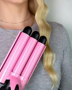 Meet the original award-winning, internet viral sensation hair tool that has revolutionized at-home hair styling and started it all. Want perfect, seamless mermaid waves without visiting a hairstylist? Meet the show-stopping Babe Waves Original Hair Waver! Designed with technology to deliver salon-quality waves, the Babe Waves’ three 1-inch barrels create perfect mermaid waves in just minutes that stay crimp and crease-free all day long! Perfect for all hair lengths and textures (even hair that Mermaid Hair Waves, Waving Iron, Three Barrel Curling Iron, 3 Barrel Curling Iron, Hair Machine, Mermaid Waves, Barrel Curling Iron, Waves Hair, Allure Magazine