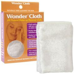 Enjoy the benefits of cleaner skin with this all natural solution Wonder cloth is made of all natural cotton fibers and is safe and effective on all skin types. It removes all traces of makeup including even the most stubborn, long-lasting lipstick and mascara. This wonder cloth allows you to enjoy a deeper cleanse with just plain water. Lasting as long as the standard washcloth, this makeup remover cloth can be used again and again. Instructions: Just wet the cloth with warm water, squeeze out Makeup Remover Cloth, Remove Makeup From Clothes, Plain Water, Make Up Remover, Long Lasting Lipstick, Clean Face, Face Cleanser, Clean Skin, All Skin Types