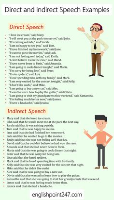 an info sheet describing different types of speech