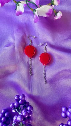 * Red balloon dangle earrings made from epoxy resin. * Makes for a great addition to your jewelry collection or as a gift to friends and family! I appreciate you checking out my shop! * Follow me on Instagram for more (or DM me for a custom piece): https://www.instagram.com/ravinresin/ Fun Red Resin Earrings, Fun Style Red Resin Earrings, Trendy Red Dangle Jewelry, Red Hypoallergenic Party Jewelry, Red Hypoallergenic Jewelry For Party, Trendy Red Jewelry For Birthday, Hypoallergenic Red Jewelry For Parties, Fun Red Round Jewelry, Fun Red Resin Jewelry