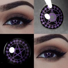 Ciel Phantomhive Eye, Best Colored Contacts, Purple Contacts, Cosmetic Contact Lenses, Eye Contact Lenses