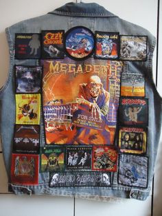 Jacket made for a Brother Metalhead Fashion, 90s Punk, Ska Punk, Band Patches