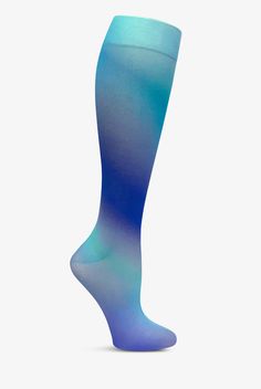 Compression and support for long hours on your feet. Prestige 387 NLT Northern Lights Soft Compression Socks feature controlled pressure through the leg. 12” length. One size. Sold in single pairs. • All-synthetic stretch blend • Soft, smooth and lightweight • Moderate compression: 15-20 mmHg • Gradient compression • Controlled pressure from the ankle up • Promotes better blood circulation • Reduces leg fatigue • 12” length • Fits women’s shoe sizes 5-9 • Fits men’s shoe sizes 4-8 A soft, smooth Medical Socks, Nurse Socks, Chef Uniforms, Bistro Apron, Medical Shoes, Compression Wear, Chef Wear, Shop Apron, Female Chef