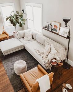 a living room filled with furniture and a large rug on top of a hard wood floor