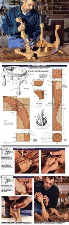 an article in woodworking showing the process of making furniture