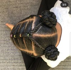 Hair With Braids, Black Baby Girl Hairstyles, Hair Content, Cute Toddler Hairstyles, Lil Girl Hairstyles, Kids Curly Hairstyles, Kid Braid Styles, Kid Styles, Toddler Hairstyles Girl